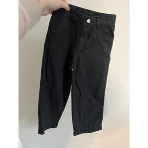 Harley Davidson 2013 Logo Embroidery Black Biker Jeans, Size 2t